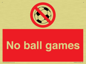 No Ball Games